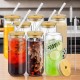 6PCs 500ml Mason Jar Clear Glass Tumbler Iced Drinking Tea Coffee Beer Cups Lids Straws Brushes Gift 6PCs 500ml Mason Jar Clear Glass Tumbler Iced Drinking Tea Coffee Beer Cups Lids Straws Brushes Gift