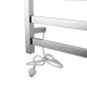 520Hx500Wx120D mm Chrome Square Electric Heated Towel Rack 4 Bars