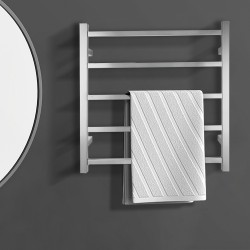 530x600x120mm Square Chrome Electric Heated Towel Rack 5 Bars 530x600x120mm Square Chrome Electric Heated Towel Rack 5 Bars