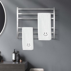 600Hx850Wx120D Square Chrome Electric Heated Towel Rack 6 Bars 600Hx850Wx120D Square Chrome Electric Heated Towel Rack 6 Bars