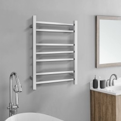 800Hx400Wx120D mm Square Chrome Electric Heated Towel Rail 7 Bars 800Hx400Wx120D mm Square Chrome Electric Heated Towel Rail 7 Bars