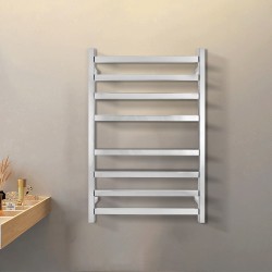 912x620x120mm Square Chrome Electric Heated Towel Rack 8 Bars 912x620x120mm Square Chrome Electric Heated Towel Rack 8 Bars