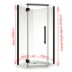 1000*1000*2050mm Black Frameless Diamond Shower Box 1000*1000*2050mm Black Frameless Diamond Shower Box
