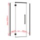 900*900*2000mm Black Frameless Diamond Shower Door & Return Panel