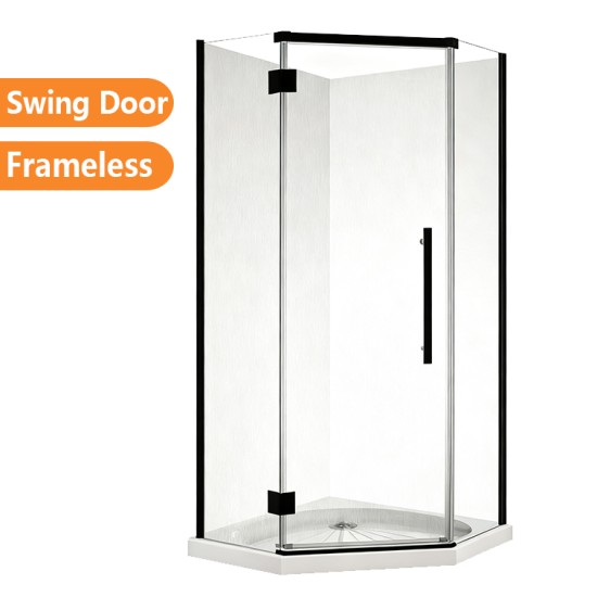 1000*1000*2050mm Black Frameless Diamond Shower Box 1000*1000*2050mm Black Frameless Diamond Shower Box