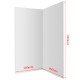 900*900*2050mm Black Frameless Diamond Shower Box