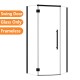 1000*1000*2000mm Black Frameless Diamond Shower Door & Return Panel 1000*1000*2000mm Black Frameless Diamond Shower Door & Return Panel