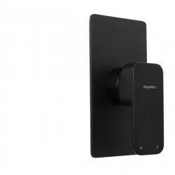 Aquatica All Pressures Mia2 40mm Shower Mixer With Square Swivel Bath Spout Matte Black Set Aquatica All Pressures Mia2 40mm Shower Mixer With Square Swivel Bath Spout Matte Black Set