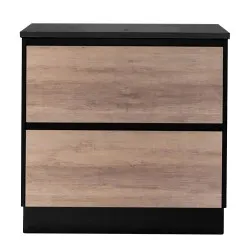 POLO 900X460X850MM PLYWOOD FLOOR STANDING VANITY - BLACK AND LIGHT OAK WITH BLACK POLYMARBLE TOP POLO 900X460X850MM PLYWOOD FLOOR STANDING VANITY - BLACK AND LIGHT OAK WITH BLACK POLYMARBLE TOP
