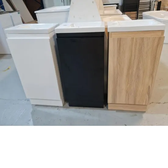 YOLO 400X250X850MM PLYWOOD FLOOR STANDING VANITY WHITE GLOSS WITH