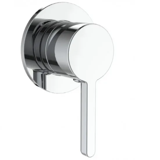 Englefield Studio Pin Lever Handle Polished Chrome Shower/Bath Mixers