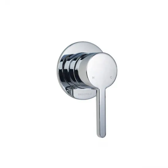 Englefield Studio Pin Lever Handle Polished Chrome Shower/Bath Mixers