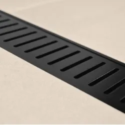 100-5600mm Lauxes Aluminium Midnight Floor Grate Drain Indoor Outdoor 100-5600mm Lauxes Aluminium Midnight Floor Grate Drain Indoor Outdoor