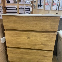 SAMPLE SALE-750mm Plywood Floor Standing Vanity With Ceramic Basin SAMPLE SALE-750mm Plywood Floor Standing Vanity With Ceramic Basin
