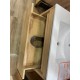 SAMPLE SALE-750X460X510mm Wall Hung Light Oak Plywood Base with One Drawer Vanity