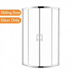 800*800*1900mm Round Sliding Shower Glass Door and Return Only