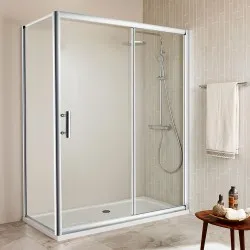 1200*800*1900mm Sliding Shower Glass Door and Return Only 1200*800*1900mm Sliding Shower Glass Door and Return Only